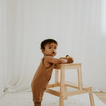 NOEM Sleeveless Overalls - Brown