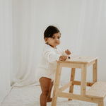 NOEM Muslin Full Sleeve Romper - Cream