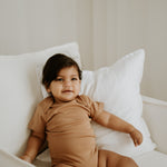 NOEM Short Sleeve Onesie - Brown