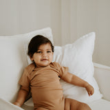 NOEM Short Sleeve Onesie - Brown