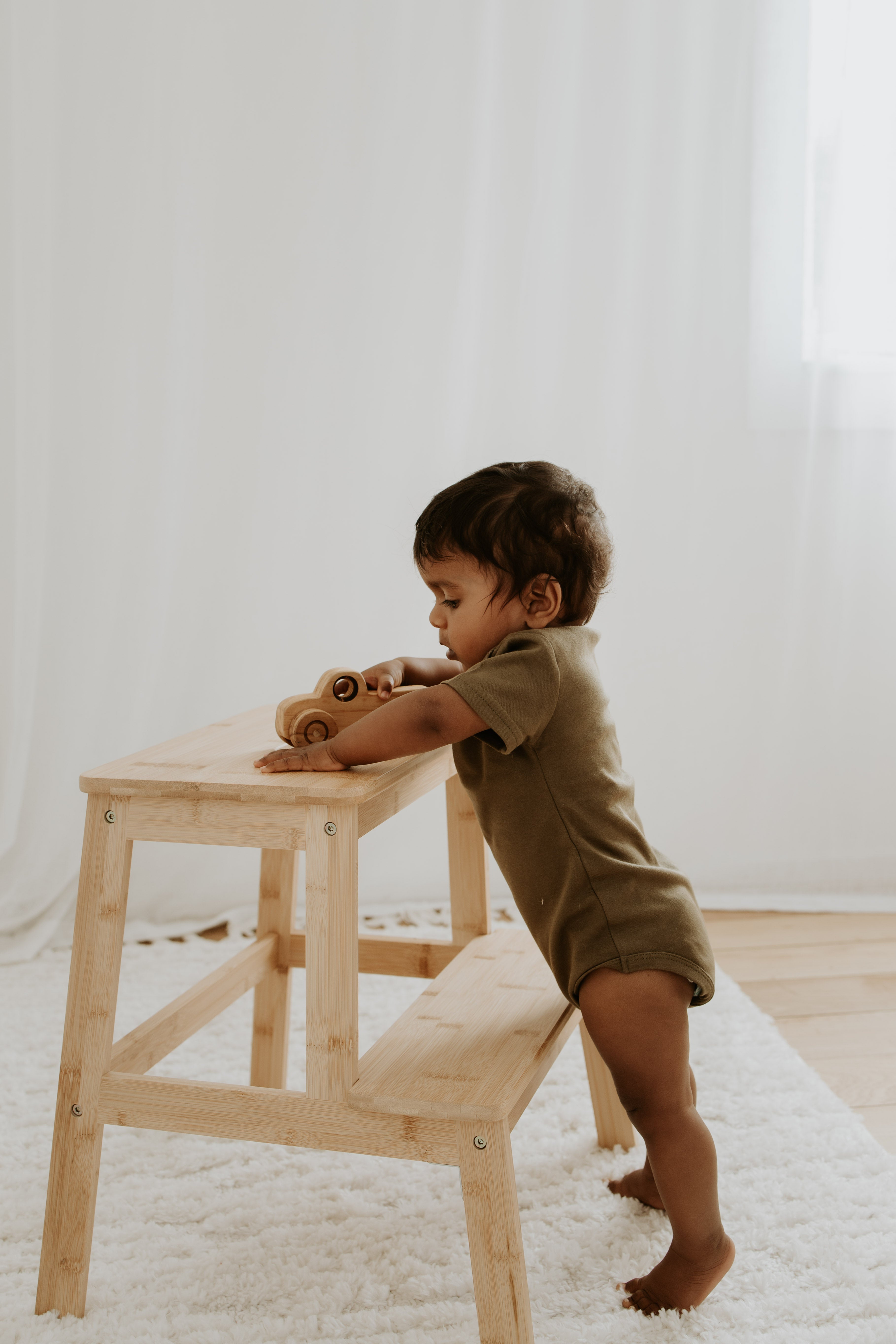 NOEM Short Sleeve Onesie - Dark Green