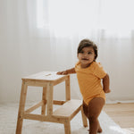 NOEM Short Sleeve Onesie - Mango