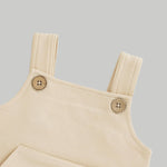 NOEM Sleeveless Overalls - Cream