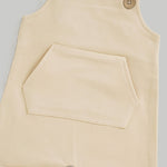 NOEM Sleeveless Overalls - Cream