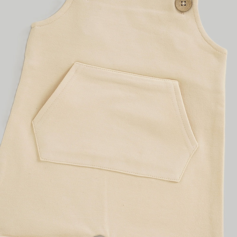 NOEM Sleeveless Overalls - Cream