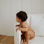 NOEM Short Sleeve Onesie - Brown