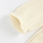 NOEM Muslin Full Sleeve Dress - Cream