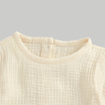 NOEM Muslin Full Sleeve Dress - Cream