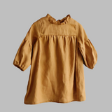 Balloon Sleeve Dress - Mustard