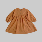 Balloon Sleeve Dress - Mustard