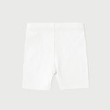 Biker Shorts - White