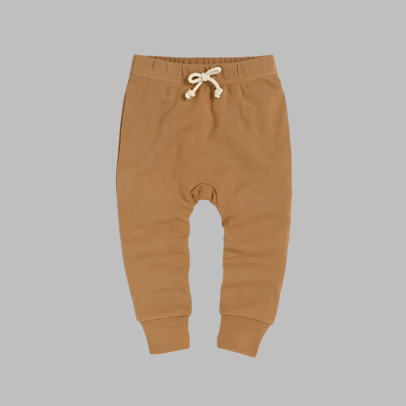 Drawstring Pants - Brown