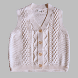 Knitted Vest - Cream