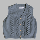 Knitted Vest - Green