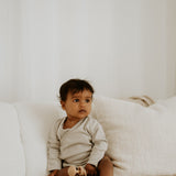 Long Sleeve Kimono - Crayon Grey
