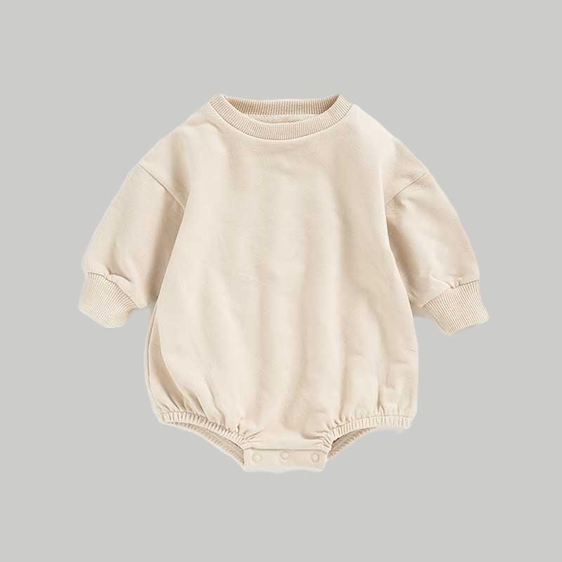 NOEM Pullover Bubble Romper - Cream