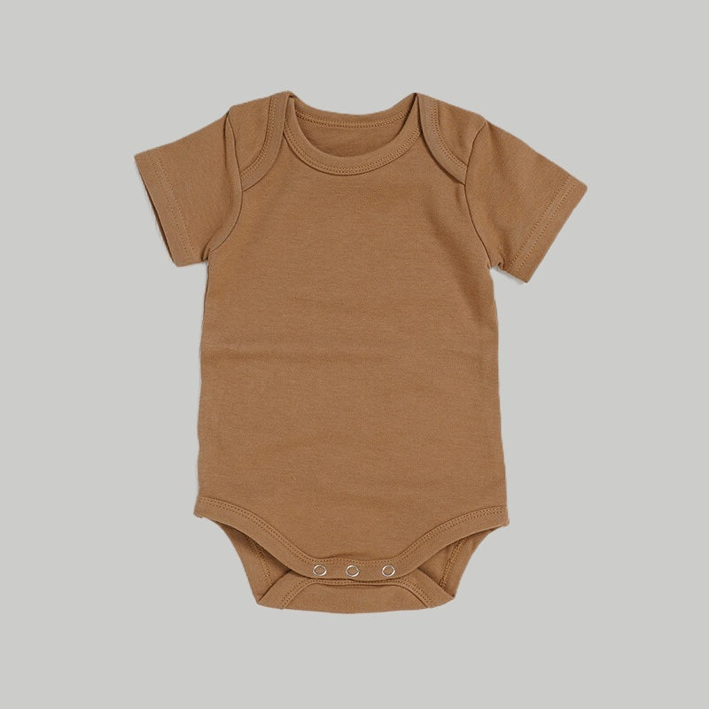 NOEM Short Sleeve Onesie - Brown