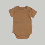 NOEM Short Sleeve Onesie - Brown