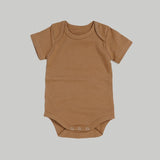 NOEM Short Sleeve Onesie - Brown