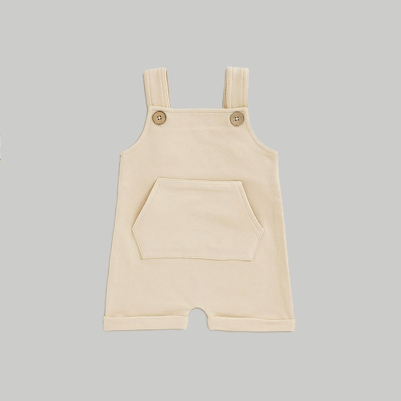 NOEM Sleeveless Overalls - Cream