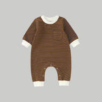 NOEM Striped Coveralls - Brown