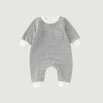 NOEM Striped Coveralls - Light Grey
