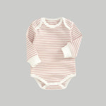 NOEM Striped Romper - Peach