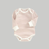 NOEM Striped Romper - Peach