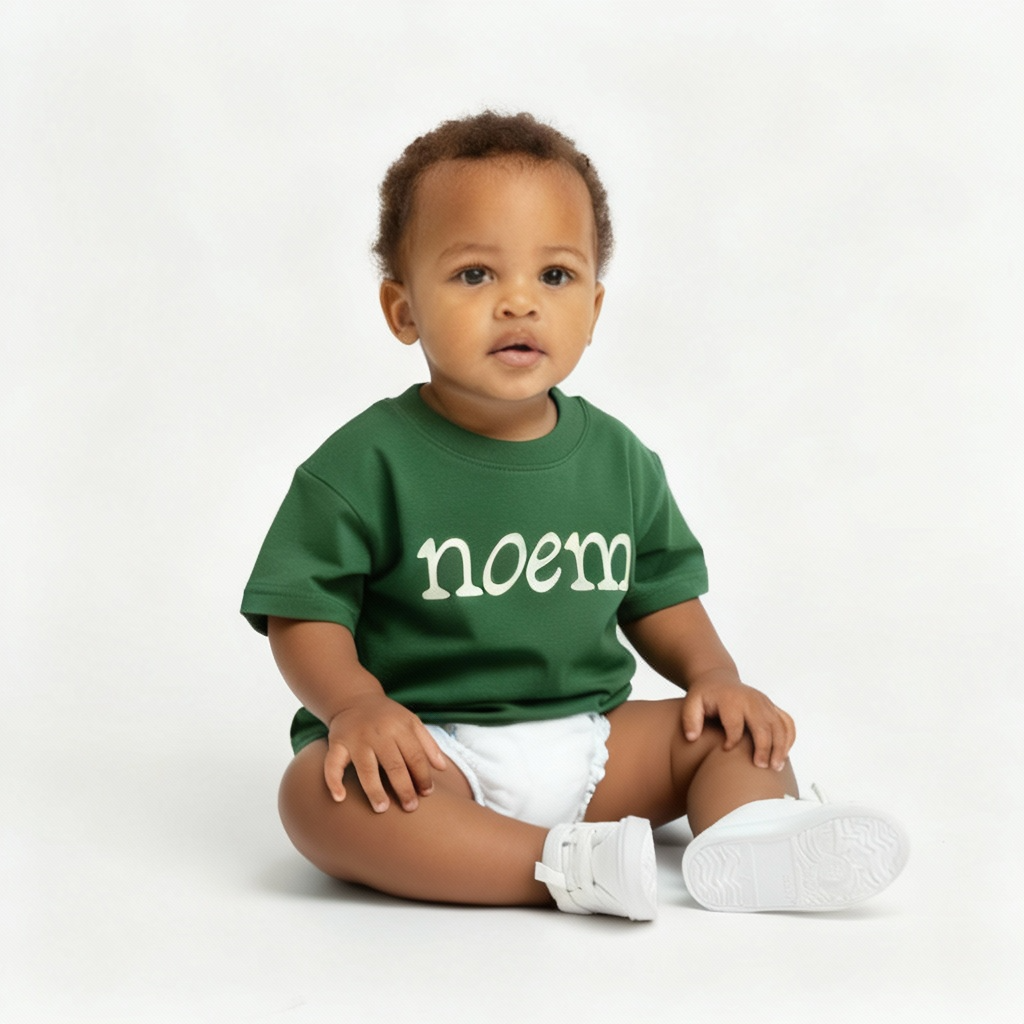 Boxy Drop Shoulder Tee - Forest