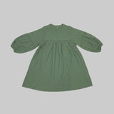 Balloon Sleeve Dress - Green