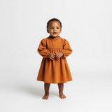 Balloon Sleeve Dress - Mustard